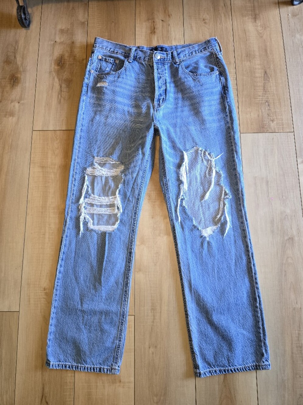 Aeropostale 90s Baggy Distressed Jeans Sz 14